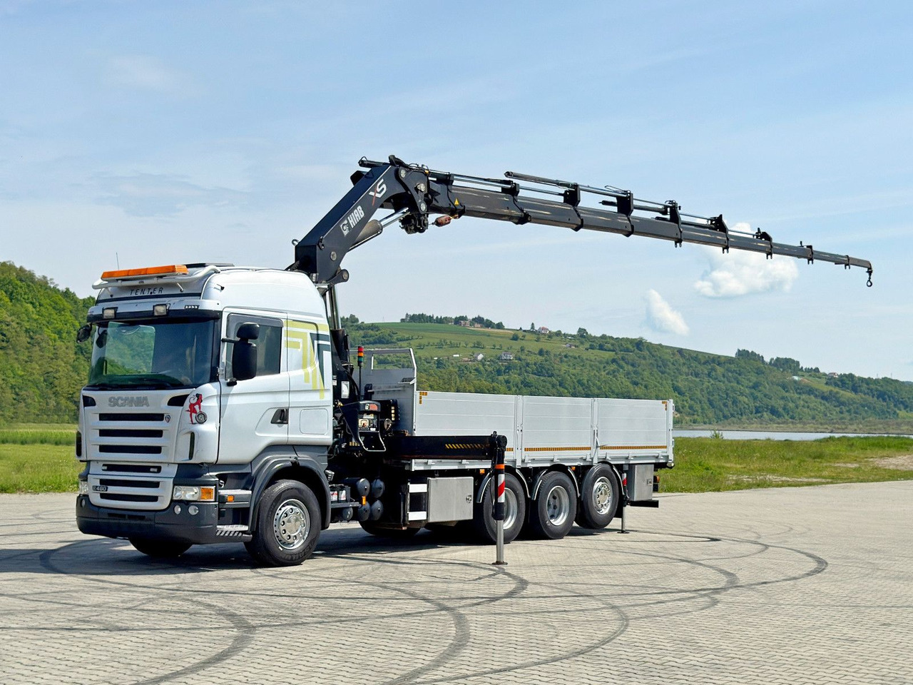 Scania R480 PRITSCHE 6,85m *HIAB 377 E-8 HIPRO/FUNK*8x4 - Truk derek: gambar 2 Scania R480 PRITSCHE 6,85m *HIAB 377 E-8 HIPRO/FUNK*8x4 - Truk derek: gambar 2