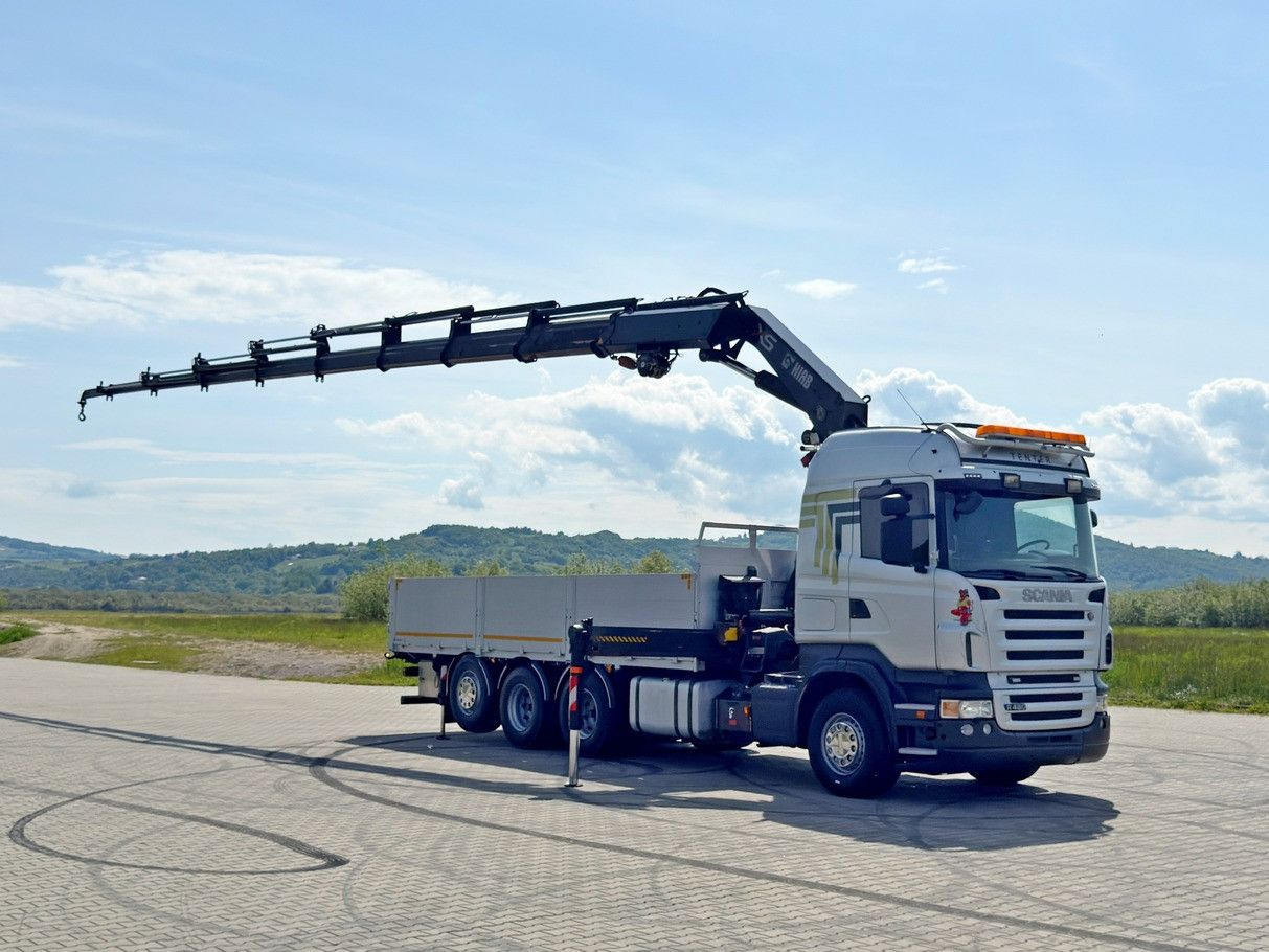 Scania R480 PRITSCHE 6,85m *HIAB 377 E-8 HIPRO/FUNK*8x4 - Truk derek: gambar 2 Scania R480 PRITSCHE 6,85m *HIAB 377 E-8 HIPRO/FUNK*8x4 - Truk derek: gambar 2