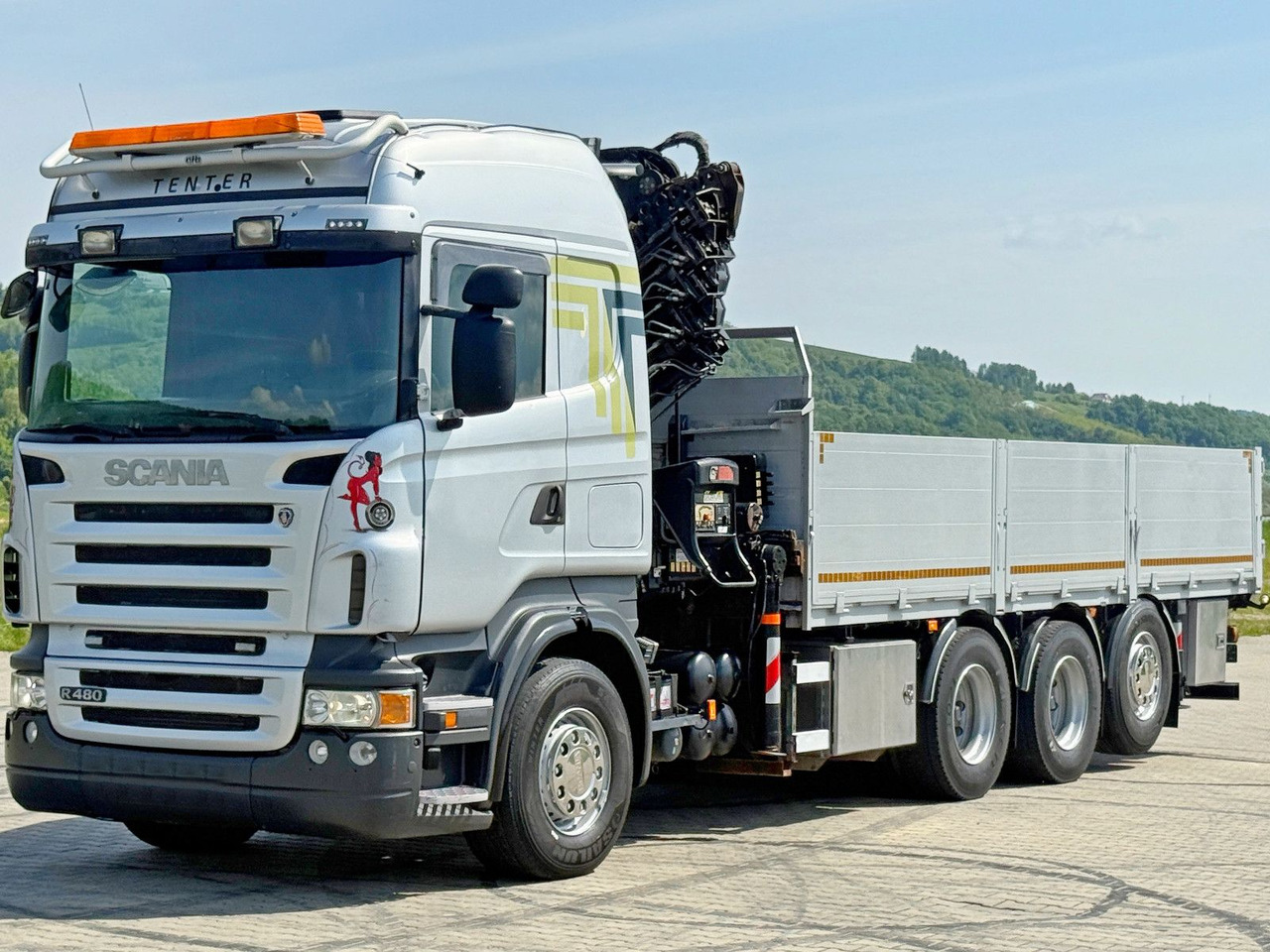 Scania R480 PRITSCHE 6,85m *HIAB 377 E-8 HIPRO/FUNK*8x4 - Truk derek: gambar 4 Scania R480 PRITSCHE 6,85m *HIAB 377 E-8 HIPRO/FUNK*8x4 - Truk derek: gambar 4