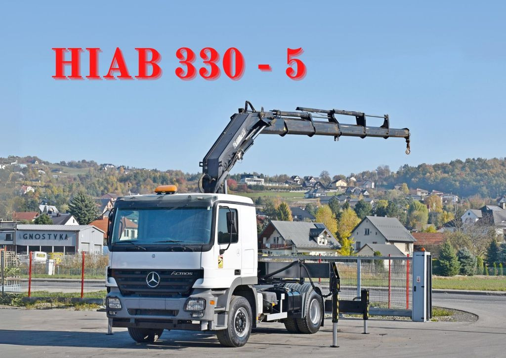 Mercedes-Benz ACTROS 1844 * Sattelzugmaschine *HIAB 330-5/FUNK Mercedes-Benz ACTROS 1844 * Sattelzugmaschine *HIAB 330-5/FUNK - Tractor head: gambar 1 Mercedes-Benz ACTROS 1844 * Sattelzugmaschine *HIAB 330-5/FUNK Mercedes-Benz ACTROS 1844 * Sattelzugmaschine *HIAB 330-5/FUNK - Tractor head: gambar 1