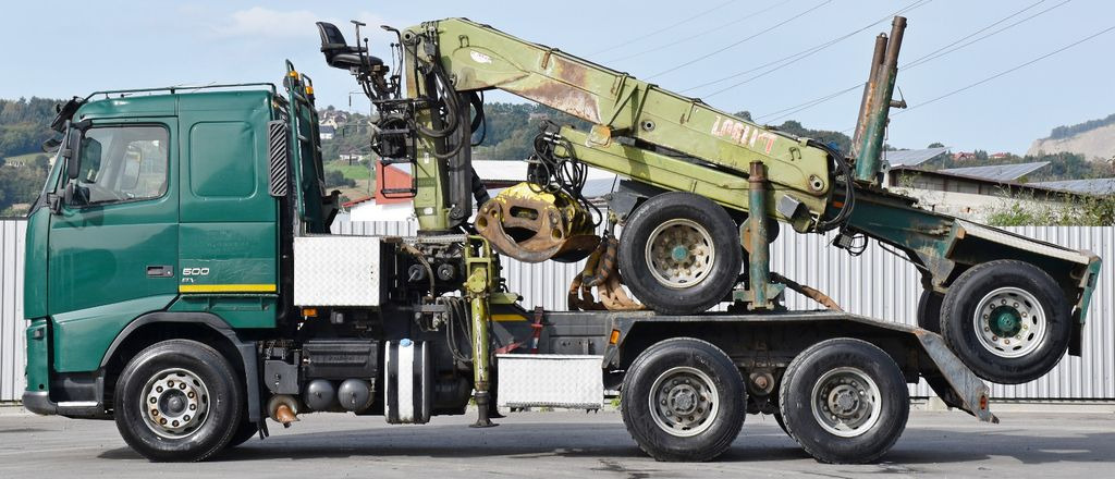Volvo FH 500 * LOGLIFT F251 S80A + Anhänger /6x4 - Truk logging, Truk derek: gambar 3 Volvo FH 500 * LOGLIFT F251 S80A + Anhänger /6x4 - Truk logging, Truk derek: gambar 3