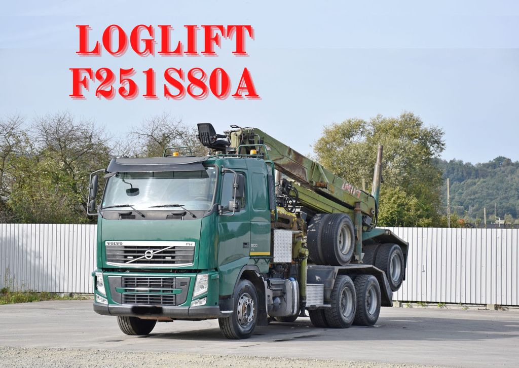Volvo FH 500 * LOGLIFT F251 S80A + Anhänger /6x4 Volvo FH 500 * LOGLIFT F251 S80A + Anhänger /6x4 - Truk logging, Truk derek: gambar 1 Volvo FH 500 * LOGLIFT F251 S80A + Anhänger /6x4 Volvo FH 500 * LOGLIFT F251 S80A + Anhänger /6x4 - Truk logging, Truk derek: gambar 1