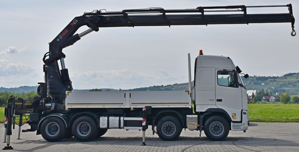 Volvo FH 520 * HIAB 1055 EP - 4 HIPRO/FUNK * 8x4 - Truk derek, Truk flatbed: gambar 5 Volvo FH 520 * HIAB 1055 EP - 4 HIPRO/FUNK * 8x4 - Truk derek, Truk flatbed: gambar 5