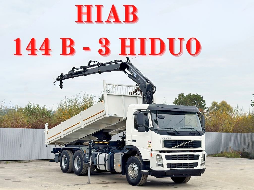 Volvo FM 400 Kipper 6,20m * HIAB 144 B-3 HIDUO* 6x4 - Truk derek: gambar 1 Volvo FM 400 Kipper 6,20m * HIAB 144 B-3 HIDUO* 6x4 - Truk derek: gambar 1