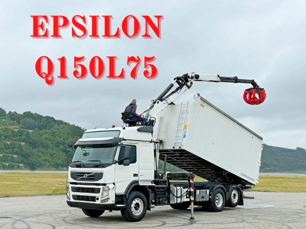 Volvo FM 420 Kipper 6,20 m * EPSILON Q150L75 *TOP - Truk derek: gambar 1 Volvo FM 420 Kipper 6,20 m * EPSILON Q150L75 *TOP - Truk derek: gambar 1
