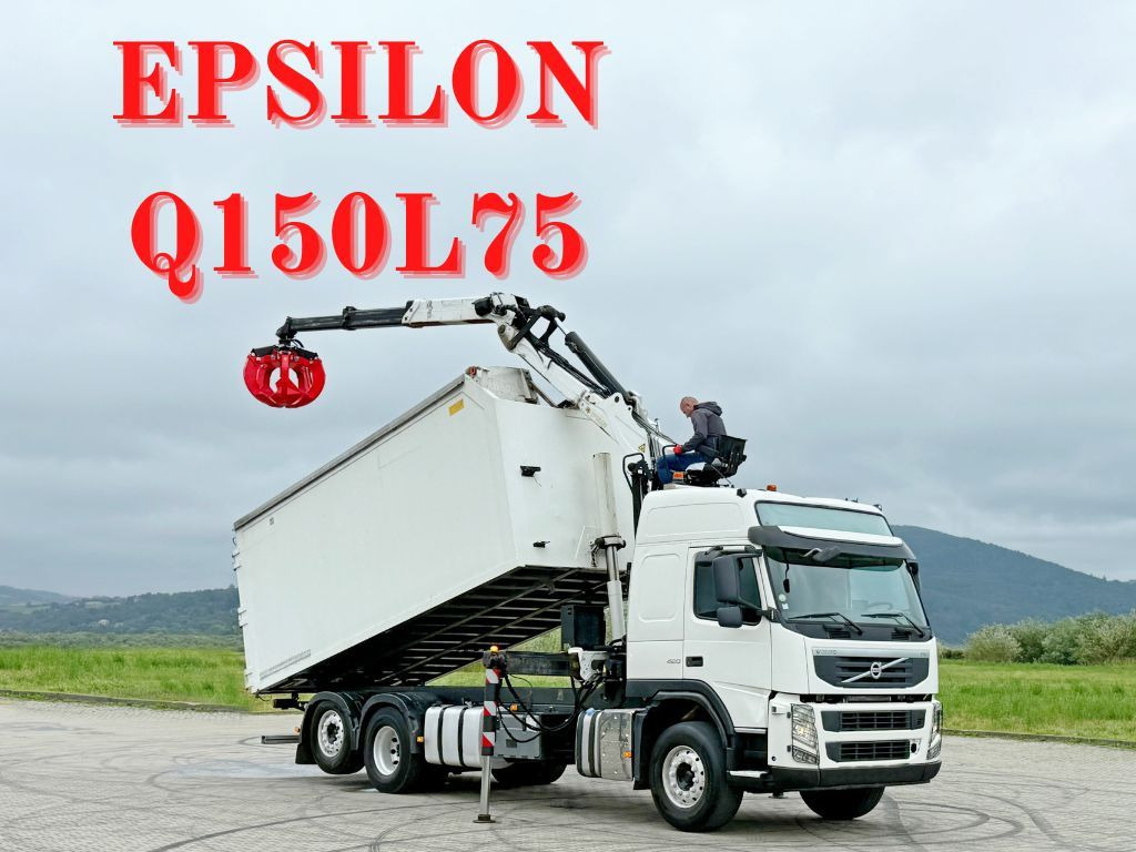 Volvo FM 420 Kipper 6,20 m * EPSILON Q150L75 *TOP - Truk jungkit, Truk derek: gambar 1 Volvo FM 420 Kipper 6,20 m * EPSILON Q150L75 *TOP - Truk jungkit, Truk derek: gambar 1