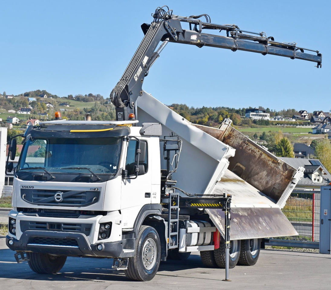 Volvo FMX 410 Kipper 5,20m*HIAB 122 D-4 HIDUO/FUNK*6x4 - Truk derek: gambar 3 Volvo FMX 410 Kipper 5,20m*HIAB 122 D-4 HIDUO/FUNK*6x4 - Truk derek: gambar 3