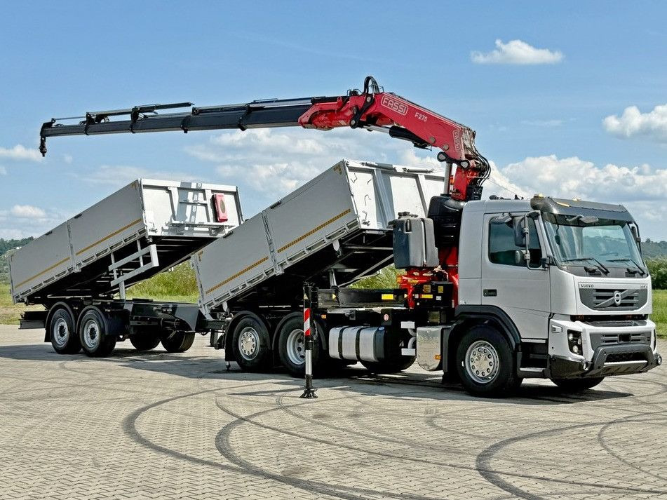 Volvo FMX 420* FASSI F275.2.25 + FUNK + Anhänger / TOP - Truk jungkit, Truk derek: gambar 2 Volvo FMX 420* FASSI F275.2.25 + FUNK + Anhänger / TOP - Truk jungkit, Truk derek: gambar 2