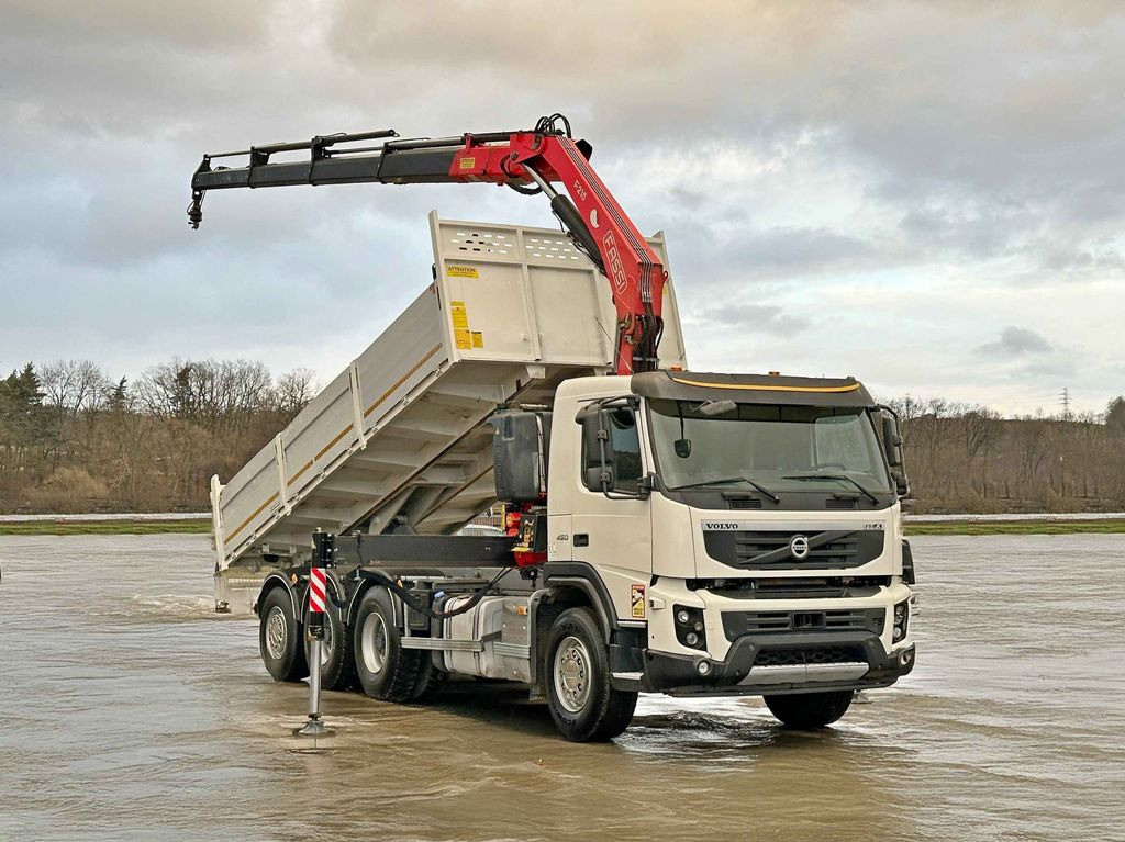 Volvo FMX 450 Kipper 6,50m*FASSI F215A.0.24 + FUNK*8x4 - Truk derek, Truk jungkit: gambar 2 Volvo FMX 450 Kipper 6,50m*FASSI F215A.0.24 + FUNK*8x4 - Truk derek, Truk jungkit: gambar 2