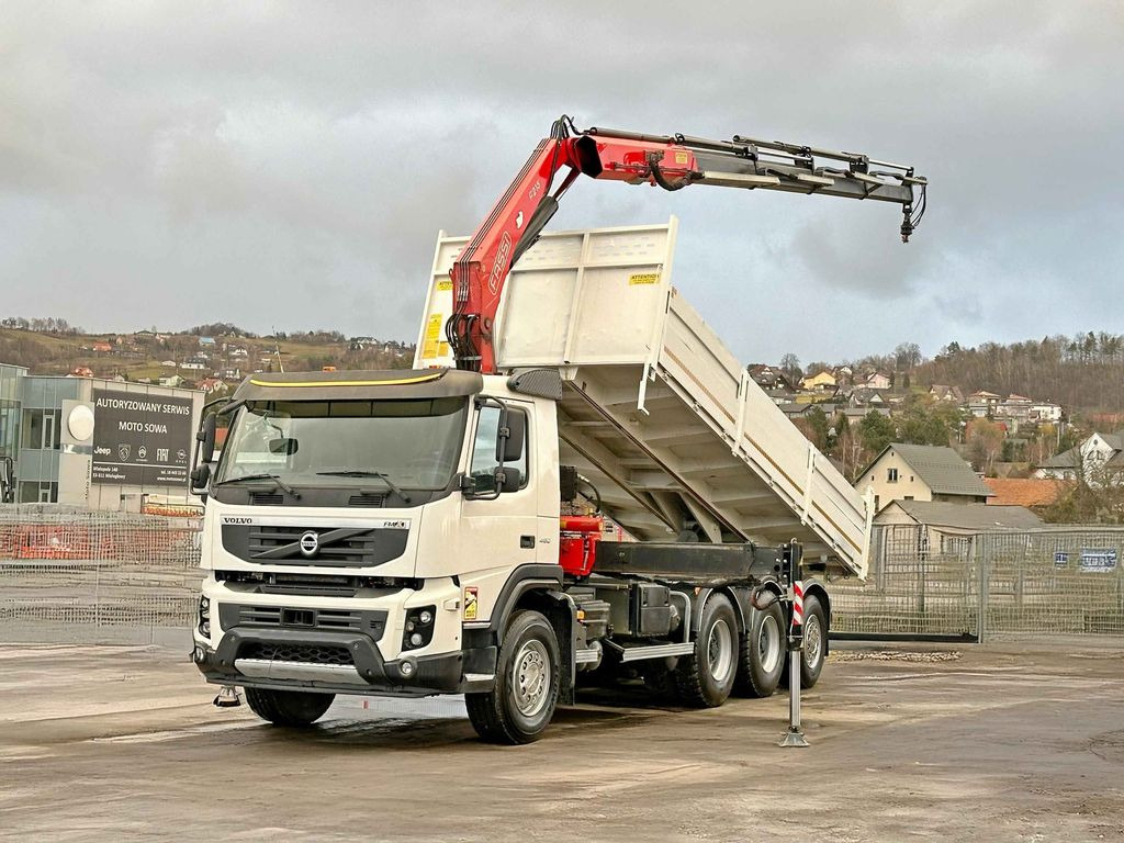Volvo FMX 450 Kipper 6,50m*FASSI F215A.0.24 + FUNK*8x4 - Truk jungkit: gambar 2 Volvo FMX 450 Kipper 6,50m*FASSI F215A.0.24 + FUNK*8x4 - Truk jungkit: gambar 2