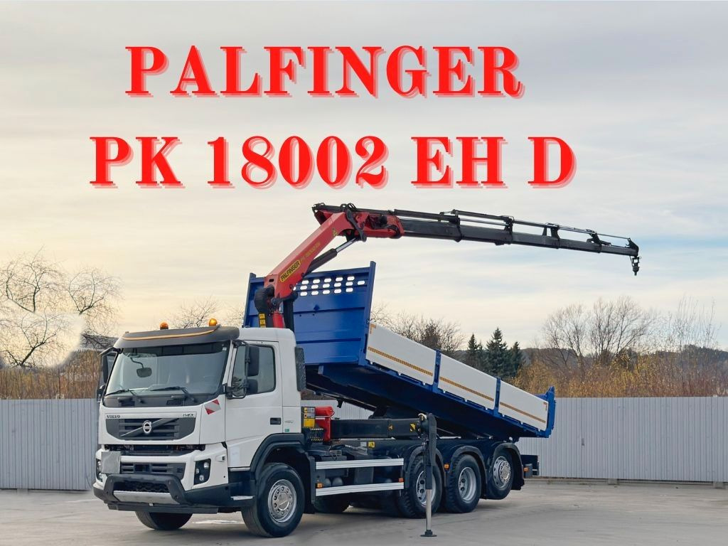 Volvo FMX 460 Kipper 6,40m + PALFINGER PK 18002 EH D - Truk jungkit: gambar 1 Volvo FMX 460 Kipper 6,40m + PALFINGER PK 18002 EH D - Truk jungkit: gambar 1