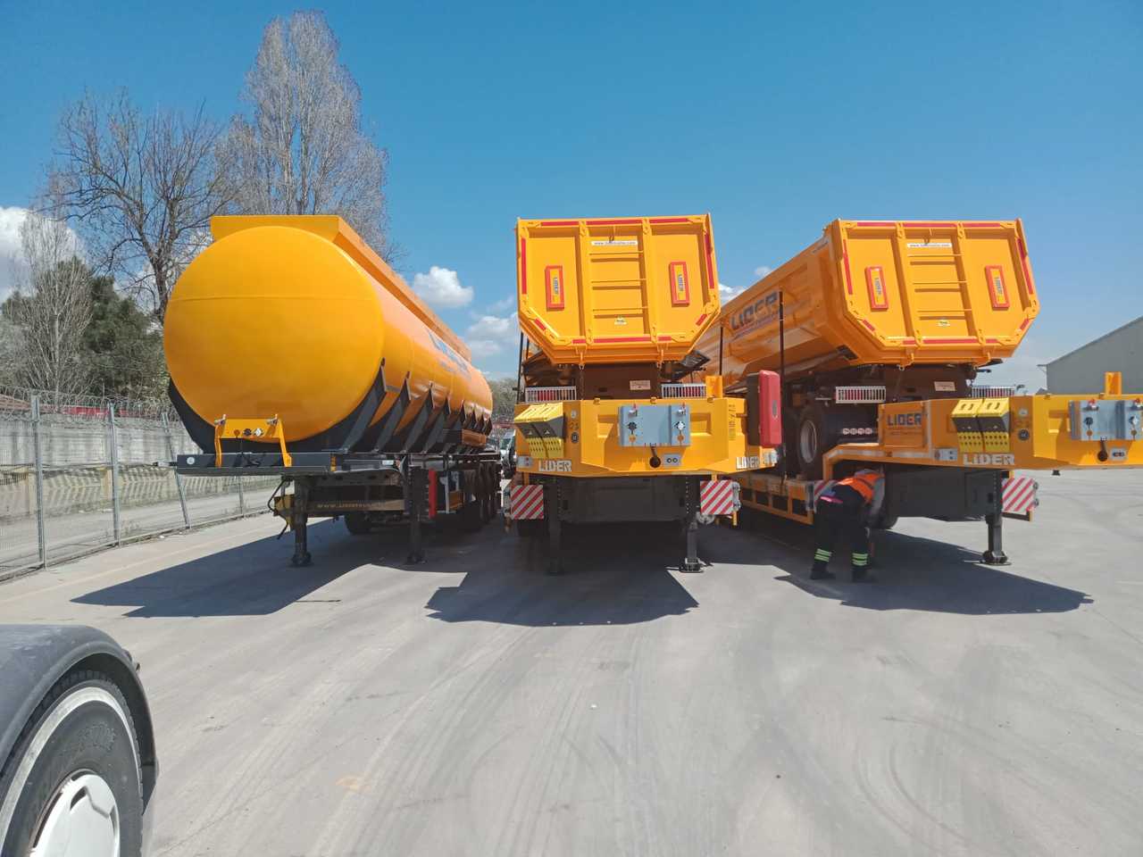Semi-trailer low bed baru LIDER TRAILER  -ENES GROUP NEW remorque surbaissée 2024 YEAR (MANUFACTURER COMPANY): gambar 7