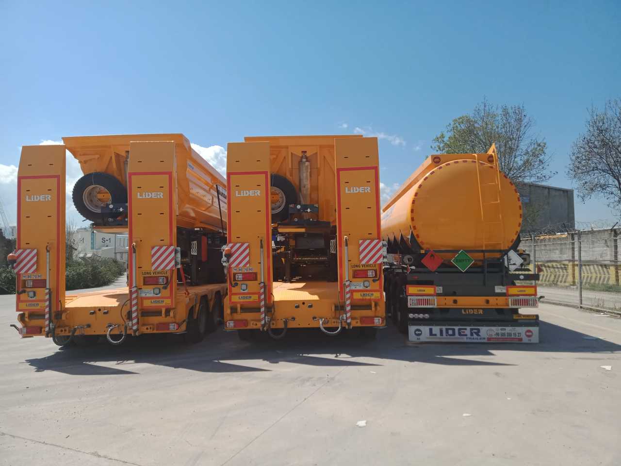 Semi-trailer low bed baru LIDER TRAILER  -ENES GROUP NEW remorque surbaissée 2024 YEAR (MANUFACTURER COMPANY): gambar 16