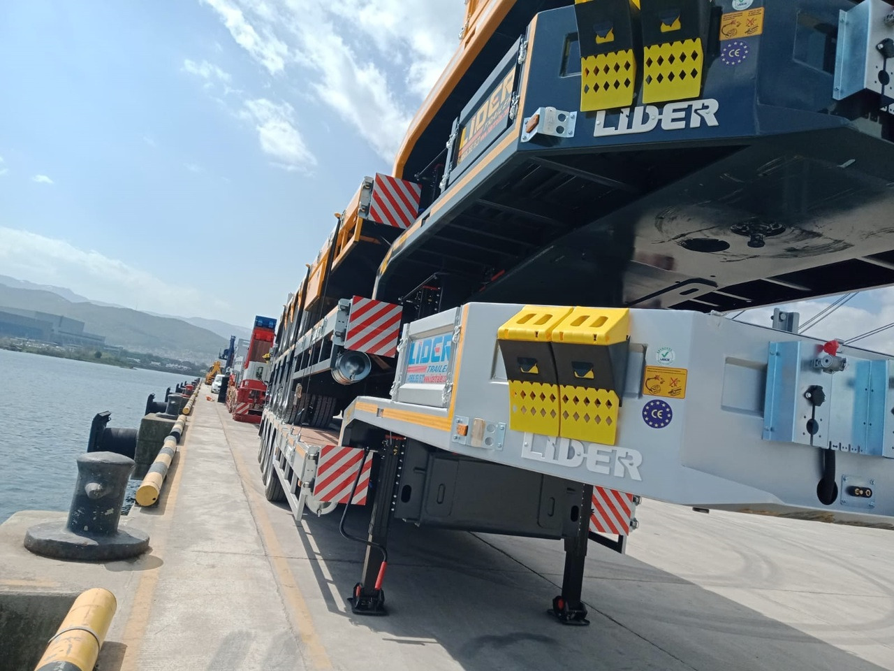Semi-trailer low bed baru LIDER TRAILER  -ENES GROUP NEW remorque surbaissée 2025 YEAR (MANUFACTURER COMPANY): gambar 8