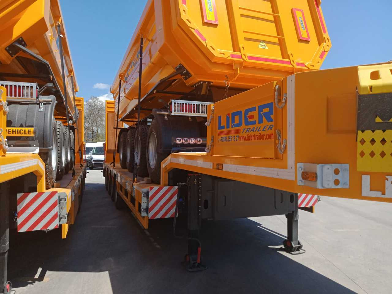 Semi-trailer low bed baru LIDER TRAILER  -ENES GROUP NEW remorque surbaissée 2025 YEAR (MANUFACTURER COMPANY): gambar 19