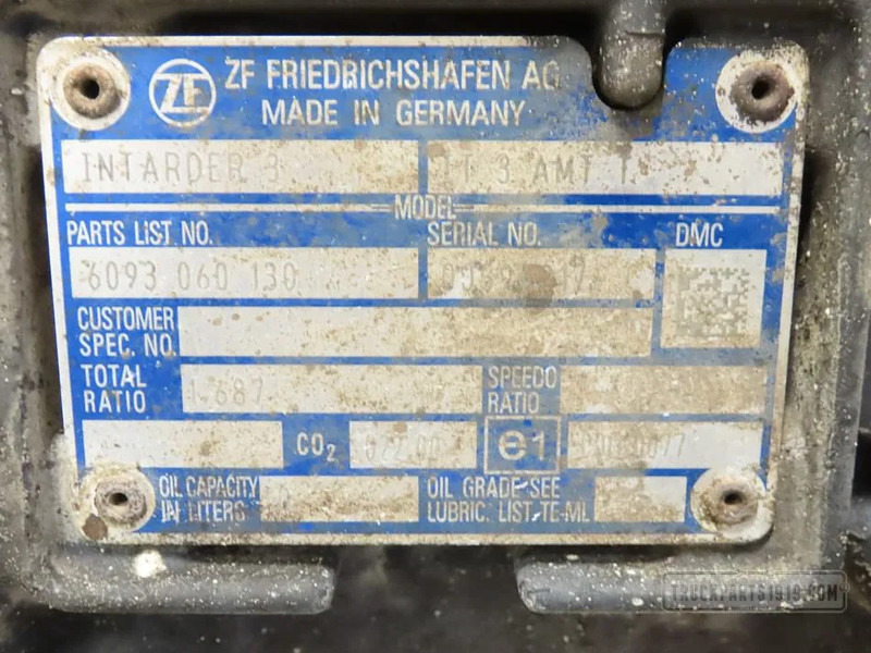 MAN 12TX2621TD IT3 Versnellingsbak Traxon 81.32004-6497 - Gearbox untuk Truk: gambar 4 MAN 12TX2621TD IT3 Versnellingsbak Traxon 81.32004-6497 - Gearbox untuk Truk: gambar 4