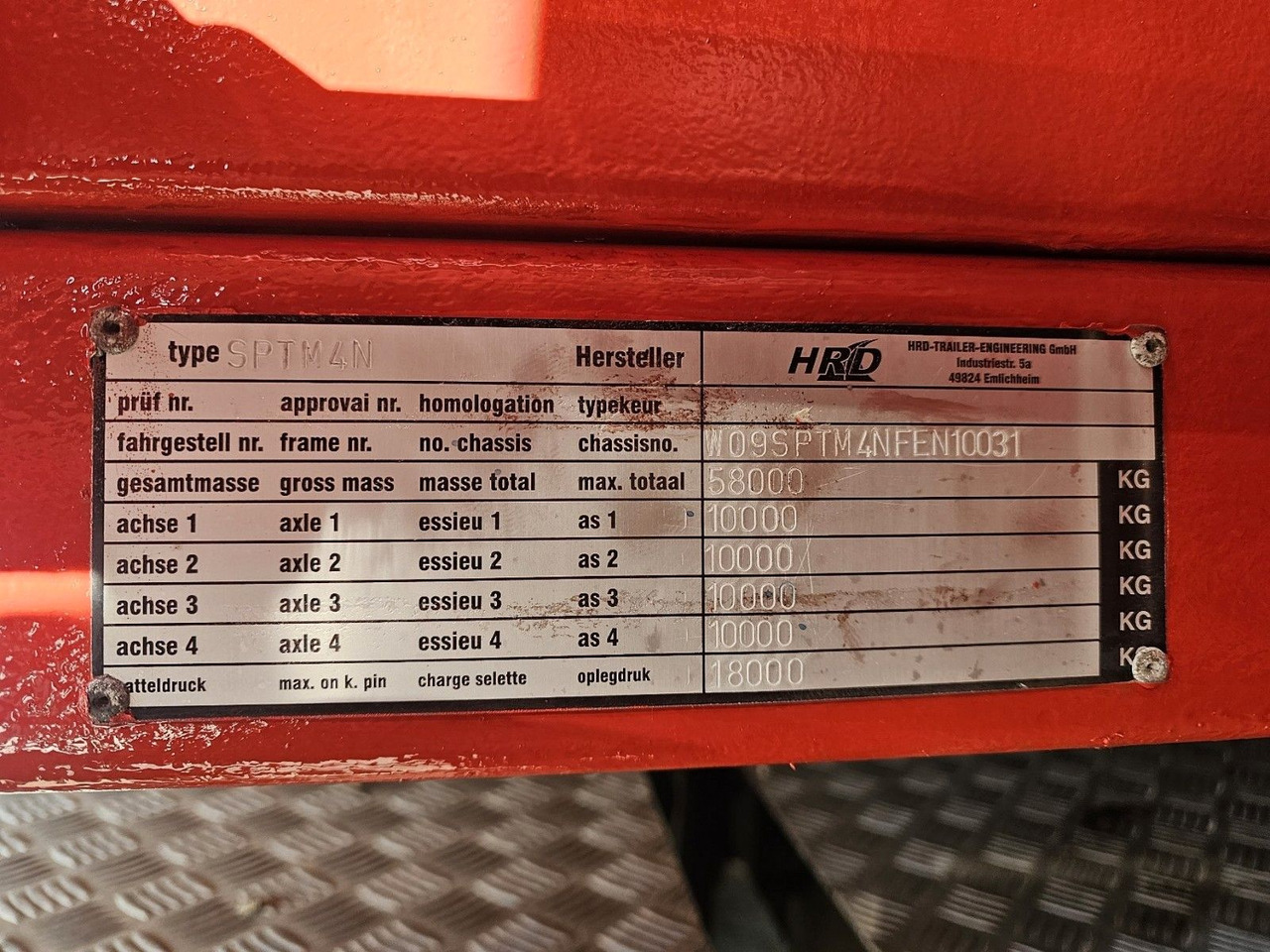 Semi-trailer HRD SPTM4N Mega Teleskopisch: gambar 20