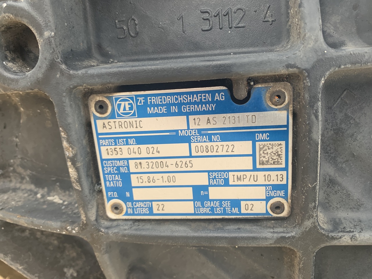 ASTRONIC 12AS 2131 TD WITH INTARDER EST52 MAN TGX - Gearbox untuk Truk: gambar 4 ASTRONIC 12AS 2131 TD WITH INTARDER EST52 MAN TGX - Gearbox untuk Truk: gambar 4