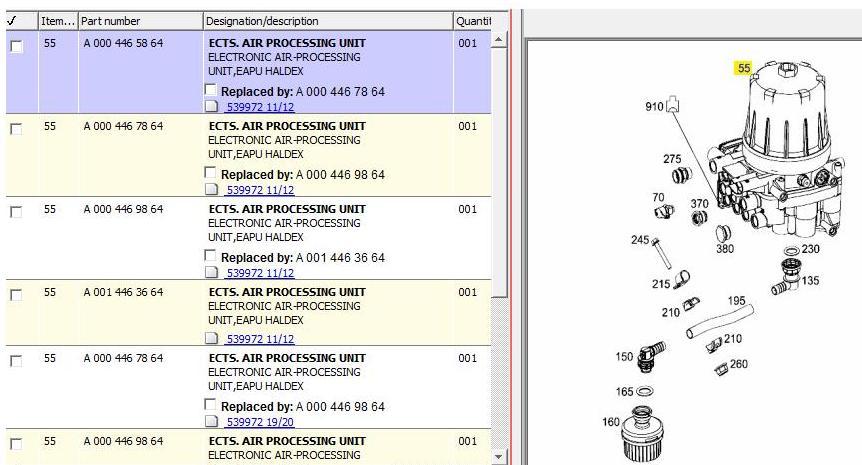 ECTS.ELECTRONIC AIR-PROCESSING UNIT EAPU HALDEX ACTROS MP4 - Katup rem untuk Truk: gambar 4 ECTS.ELECTRONIC AIR-PROCESSING UNIT EAPU HALDEX ACTROS MP4 - Katup rem untuk Truk: gambar 4