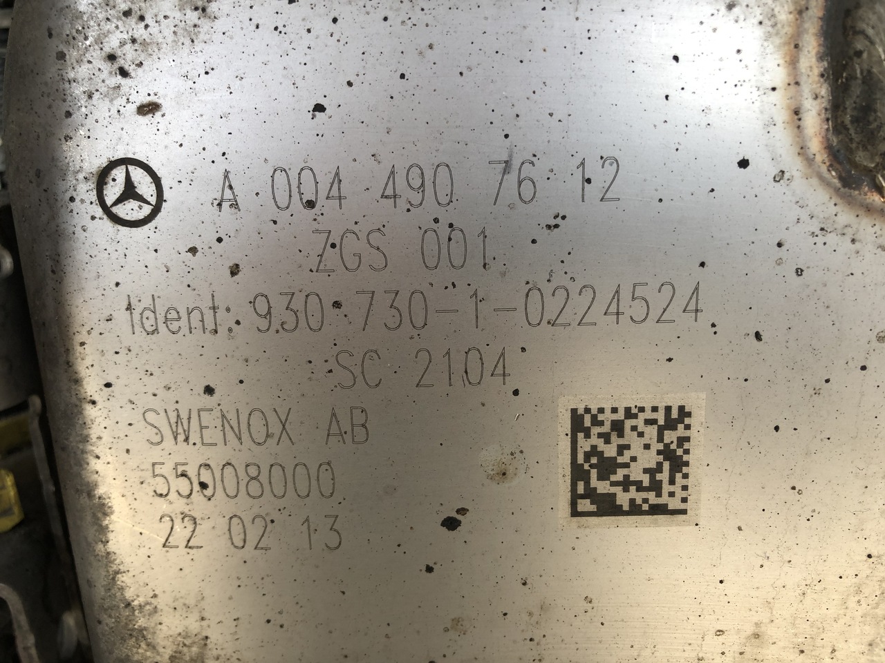 EXHAUST AFTERTREATMENT EURO6-EURO5 MERCEDES ACTROS MP4 - Manifold buang untuk Truk: gambar 2 EXHAUST AFTERTREATMENT EURO6-EURO5 MERCEDES ACTROS MP4 - Manifold buang untuk Truk: gambar 2