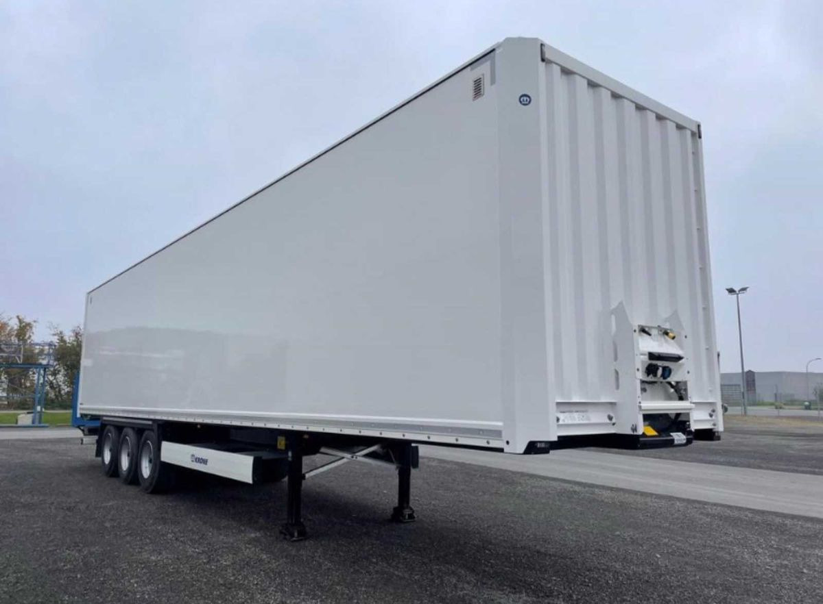 Semi-trailer kotak tertutup New Krone Dry Liner Boxvans IN STOCK: gambar 1