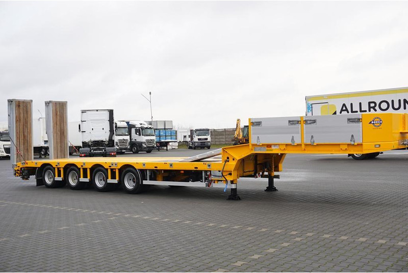 Bodex / NISKOPODWOZIOWA / 4 OSIE / NAJAZDY / 2 X OŚ SKRĘTNA / DMC 65 0 - Semi-trailer low bed: gambar 4 Bodex / NISKOPODWOZIOWA / 4 OSIE / NAJAZDY / 2 X OŚ SKRĘTNA / DMC 65 0 - Semi-trailer low bed: gambar 4