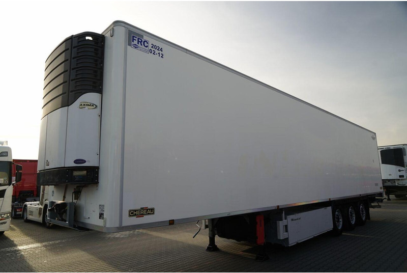 Chereau CHŁODNIA / MAXIMA 1300 / HAKÓWKA / OŚ PODNOSZONA / KOSZ NA PALET - Semi-trailer berpendingin: gambar 2 Chereau CHŁODNIA / MAXIMA 1300 / HAKÓWKA / OŚ PODNOSZONA / KOSZ NA PALET - Semi-trailer berpendingin: gambar 2