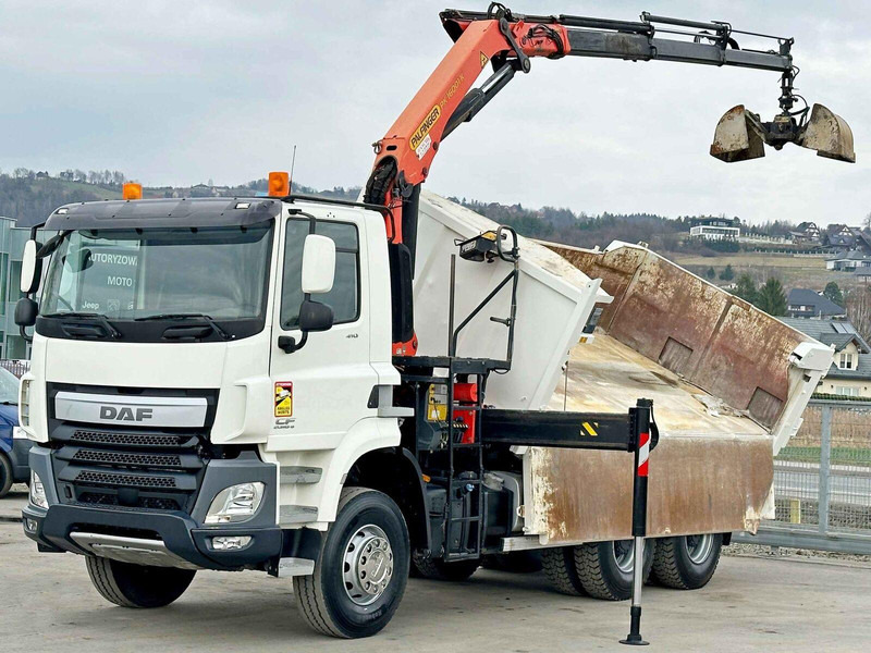 DAF CF 410 * Kipper 4,90 m + PK 16001 - K B * 6x4 - Truk jungkit, Truk derek: gambar 3 DAF CF 410 * Kipper 4,90 m + PK 16001 - K B * 6x4 - Truk jungkit, Truk derek: gambar 3