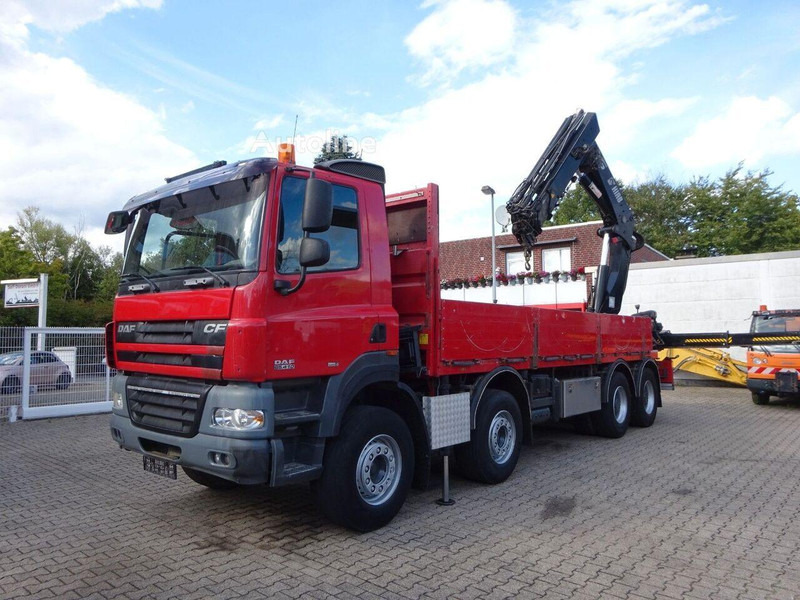 DAF CF 85.410 - Flatbed + crane - Truk flatbed, Truk derek: gambar 3 DAF CF 85.410 - Flatbed + crane - Truk flatbed, Truk derek: gambar 3