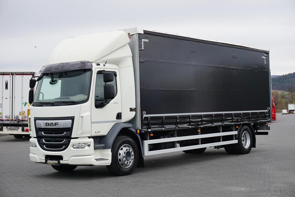 DAF / LF / 290 / E 6 / FIRANKA + WINDA / ŁAD. 9 970 KG / 19 PALET - Truk dengan terpal samping: gambar 2 DAF / LF / 290 / E 6 / FIRANKA + WINDA / ŁAD. 9 970 KG / 19 PALET - Truk dengan terpal samping: gambar 2