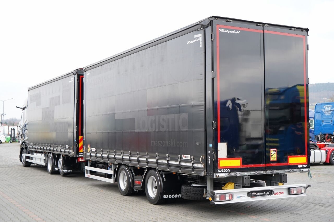 DAF XG 480 / ZESTAW TANDEM / 120 M3 / PRZEJAZDOWY / OŚ PODNOSZONA / - Truk dengan terpal samping: gambar 2 DAF XG 480 / ZESTAW TANDEM / 120 M3 / PRZEJAZDOWY / OŚ PODNOSZONA / - Truk dengan terpal samping: gambar 2