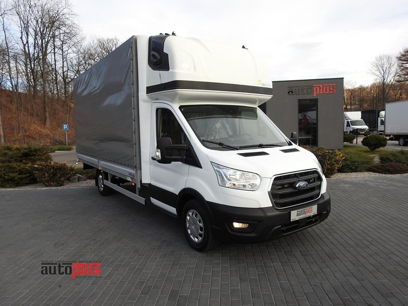 Ford TRANSIT PLANDEKA 10 PALET WEBASTO TEMPOMAT KLIMATYZACJA LEDY 16 - Van dengan terpal samping: gambar 1 Ford TRANSIT PLANDEKA 10 PALET WEBASTO TEMPOMAT KLIMATYZACJA LEDY 16 - Van dengan terpal samping: gambar 1
