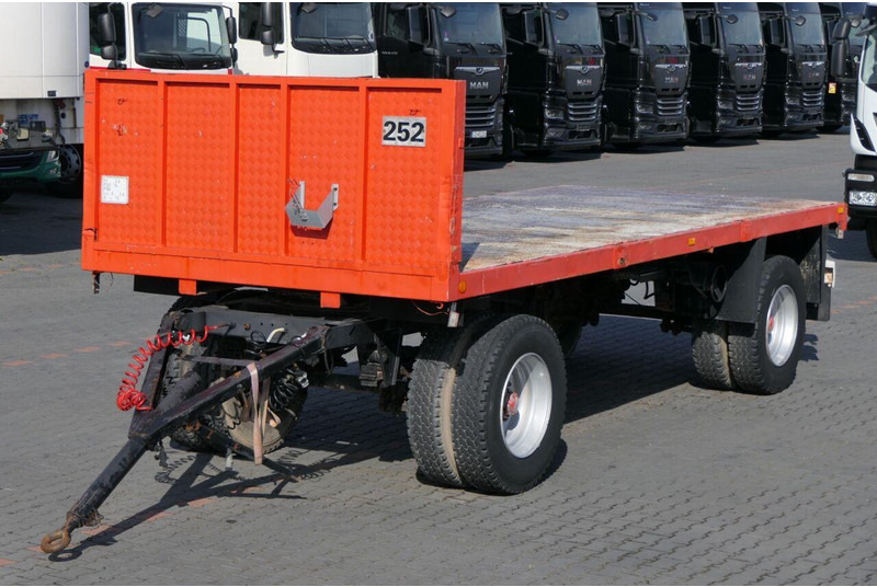 Fruehauf CODER / PRZYCZEPA DO BUDOWLANKI / Długość : 6 M / waga: 3900 kg - Trailer flatbed: gambar 1 Fruehauf CODER / PRZYCZEPA DO BUDOWLANKI / Długość : 6 M / waga: 3900 kg - Trailer flatbed: gambar 1