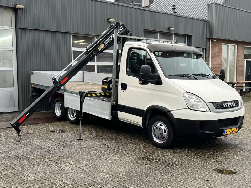 Iveco Daily 40C17 BE Clixtar - Flatbed truck + crane - Van flatbed: gambar 2 Iveco Daily 40C17 BE Clixtar - Flatbed truck + crane - Van flatbed: gambar 2