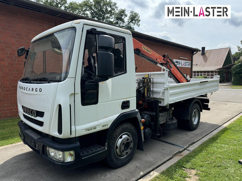 Iveco ML75E16 3-Way Meiller Tipper Crane Palfinger PK 4200 - Truk jungkit, Truk derek: gambar 4 Iveco ML75E16 3-Way Meiller Tipper Crane Palfinger PK 4200 - Truk jungkit, Truk derek: gambar 4