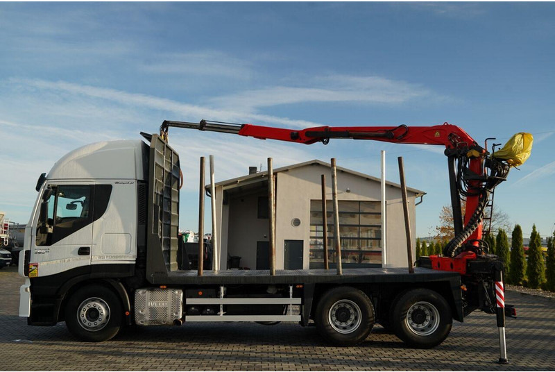Iveco STRALIS 560 / 6X4 / DO DREWNA / DO DRZEWA / DO LASU / HDS PALFIN - Truk logging, Truk derek: gambar 3 Iveco STRALIS 560 / 6X4 / DO DREWNA / DO DRZEWA / DO LASU / HDS PALFIN - Truk logging, Truk derek: gambar 3