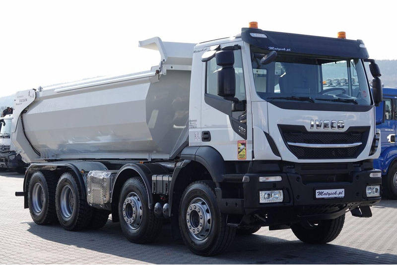 Truk jungkit Iveco STRALIS X-WAY 480 / 8x4 / WYWROTKA TYLNOZSYP + HYDROKLAPA / OPON: gambar 8