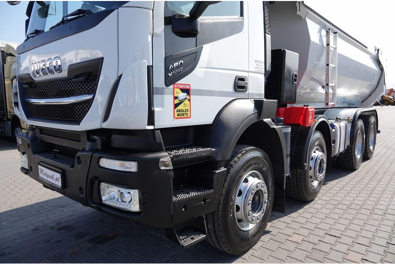 Truk jungkit Iveco STRALIS X-WAY 480 / 8x4 / WYWROTKA TYLNOZSYP + HYDROKLAPA / OPON: gambar 10