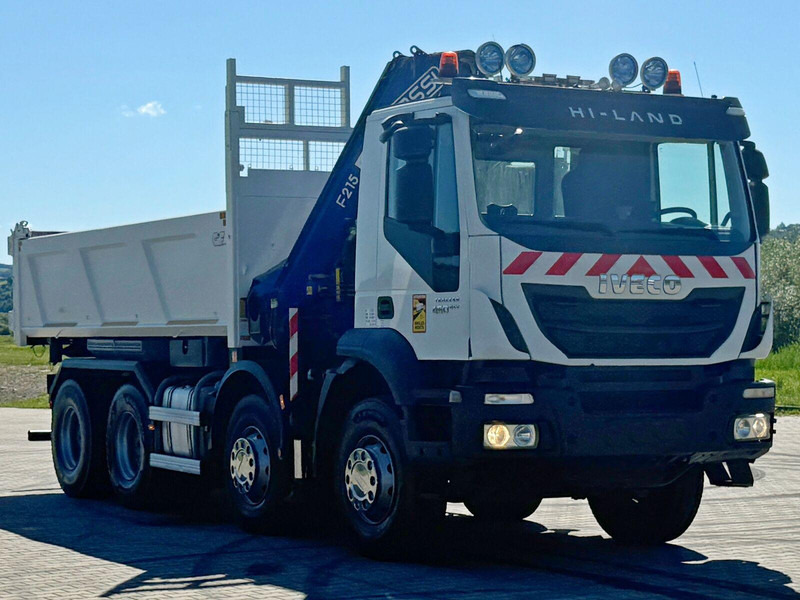 Iveco TRAKKER 450 * FASSI F215A.0.22 + FUNK / 8x4 *TOP - Truk jungkit, Truk derek: gambar 4 Iveco TRAKKER 450 * FASSI F215A.0.22 + FUNK / 8x4 *TOP - Truk jungkit, Truk derek: gambar 4
