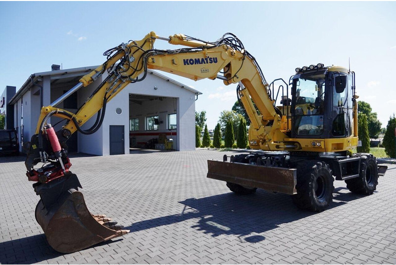 Komatsu PW 118 MR / KOPARKA KOŁOWA / 2019 ROK / TILT OBROTNICA / KAMERA - Ekskavator roda: gambar 4 Komatsu PW 118 MR / KOPARKA KOŁOWA / 2019 ROK / TILT OBROTNICA / KAMERA - Ekskavator roda: gambar 4