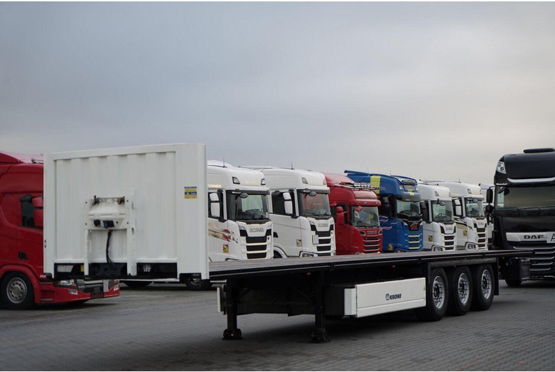 Krone / NACZEPA PLATFORMA / OŚ PODNOSZONA / KOSZ NA PALETY - Semi-trailer flatbed: gambar 2 Krone / NACZEPA PLATFORMA / OŚ PODNOSZONA / KOSZ NA PALETY - Semi-trailer flatbed: gambar 2