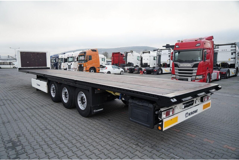 Krone / NACZEPA PLATFORMA / OŚ PODNOSZONA / KOSZ NA PALETY - Semi-trailer flatbed: gambar 4 Krone / NACZEPA PLATFORMA / OŚ PODNOSZONA / KOSZ NA PALETY - Semi-trailer flatbed: gambar 4