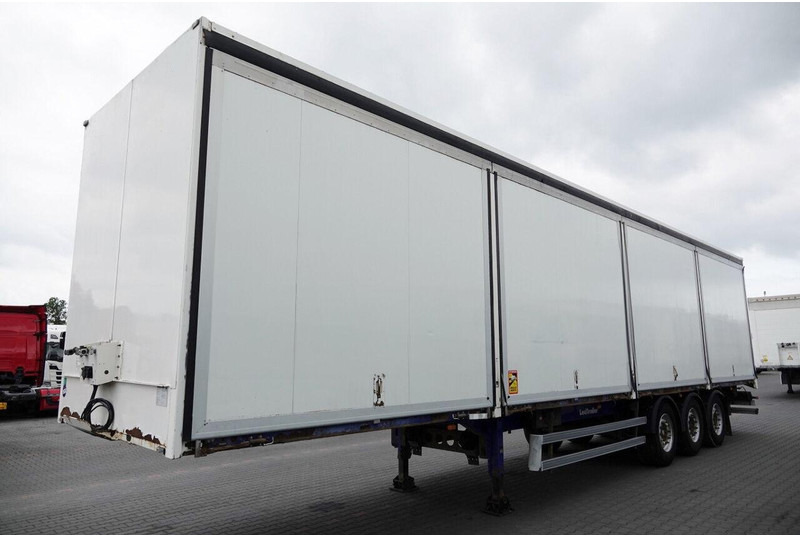 Lecitrailer KONTENER / KOFFER / OTWIERANE BOKI / MOCNA PODŁOGA SZYNA DESKA - Semi-trailer kotak tertutup: gambar 4 Lecitrailer KONTENER / KOFFER / OTWIERANE BOKI / MOCNA PODŁOGA SZYNA DESKA - Semi-trailer kotak tertutup: gambar 4