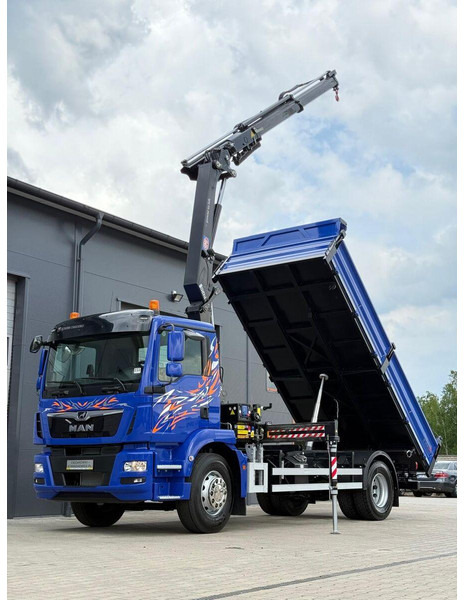 MAN MAN TGM TGL TGS 18.250 // E6 // wywrotka + HDS HMF z pilotem // - Truk jungkit: gambar 1 MAN MAN TGM TGL TGS 18.250 // E6 // wywrotka + HDS HMF z pilotem // - Truk jungkit: gambar 1