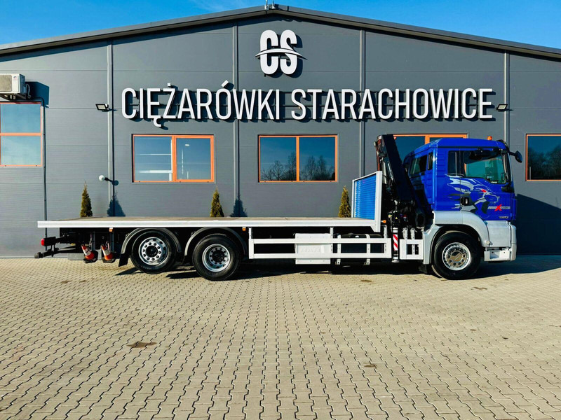 MAN MAN TGS 26.360 // E6 // 6x2 // platforma laweta 7,2m z HDs HMF 1 - Truk flatbed, Truk derek: gambar 5 MAN MAN TGS 26.360 // E6 // 6x2 // platforma laweta 7,2m z HDs HMF 1 - Truk flatbed, Truk derek: gambar 5