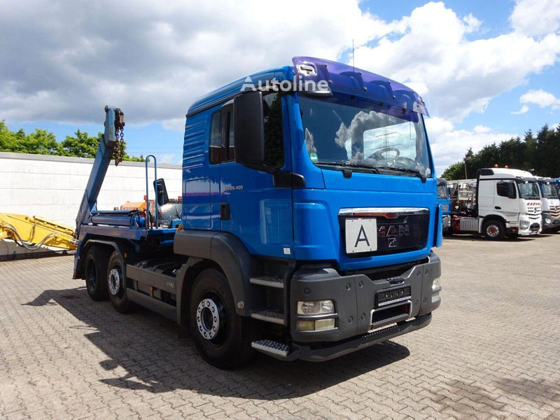 Pengangkut kontainer/ Container truck MAN TGA 26.400 - Skip loader: gambar 9