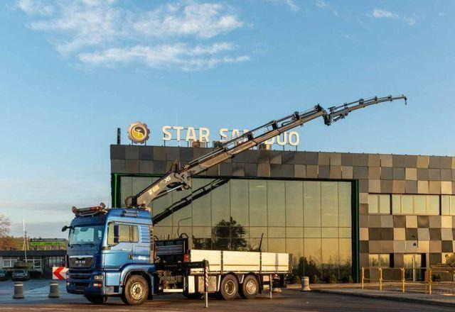 MAN TGA 26.440 6x4 HIAB 322-6 HIPRO Fly Jib - Truk flatbed, Truk derek: gambar 3 MAN TGA 26.440 6x4 HIAB 322-6 HIPRO Fly Jib - Truk flatbed, Truk derek: gambar 3