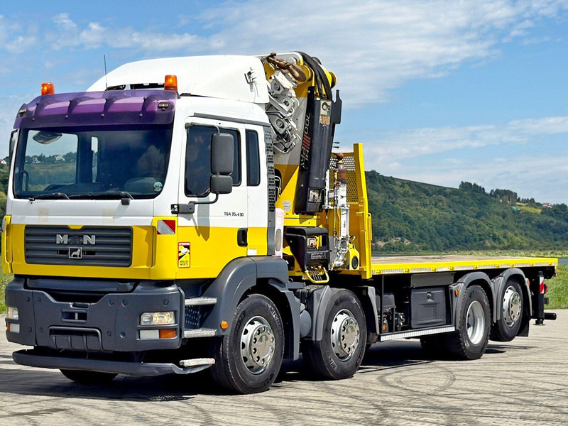 MAN TGA 35.430 * HIAB 700 E - 6 + FUNK* TOPZUSTAND - Truk flatbed, Truk derek: gambar 4 MAN TGA 35.430 * HIAB 700 E - 6 + FUNK* TOPZUSTAND - Truk flatbed, Truk derek: gambar 4