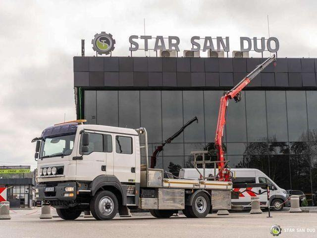 MAN TGM 13.290 4x4 FASSI F40B22 Crane Camper DOKA - Truk flatbed, Truk derek: gambar 4 MAN TGM 13.290 4x4 FASSI F40B22 Crane Camper DOKA - Truk flatbed, Truk derek: gambar 4