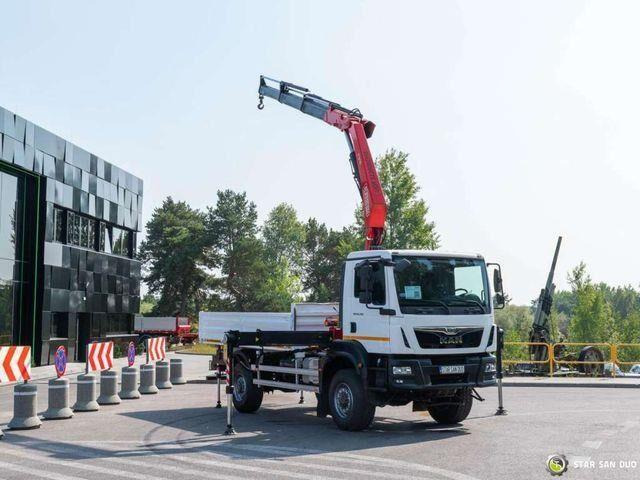 MAN TGM 18.250 4x4 Fassi F215A.0.23 Active HDS Cran - Truk flatbed, Truk derek: gambar 2 MAN TGM 18.250 4x4 Fassi F215A.0.23 Active HDS Cran - Truk flatbed, Truk derek: gambar 2
